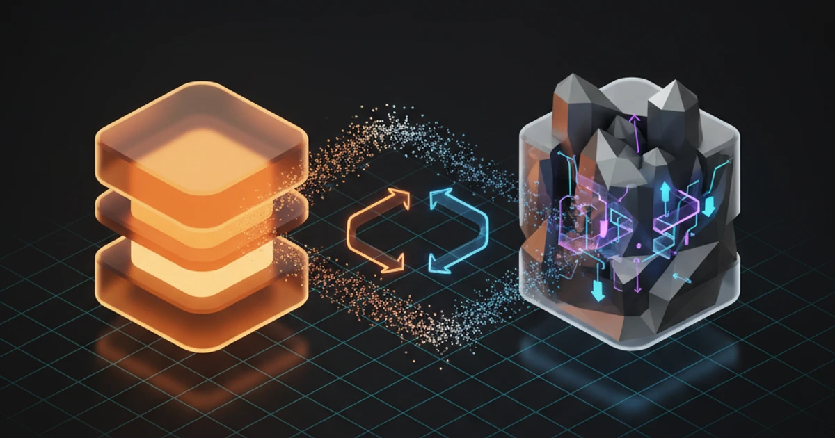 Split-screen comparison of Java and C++ code with visual arrows mapping equivalent programming concepts between the two languages