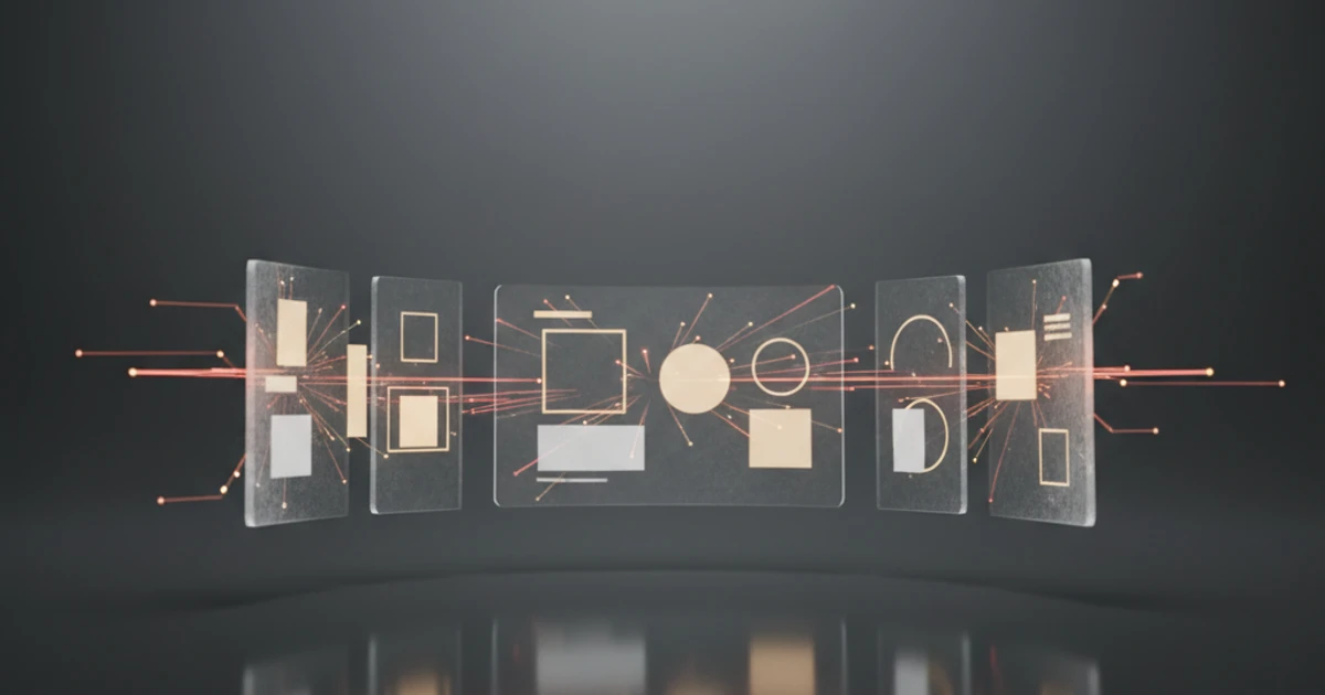 AI vision analysis overlay on marketing ad creatives displayed on a desktop monitor in a modern workspace