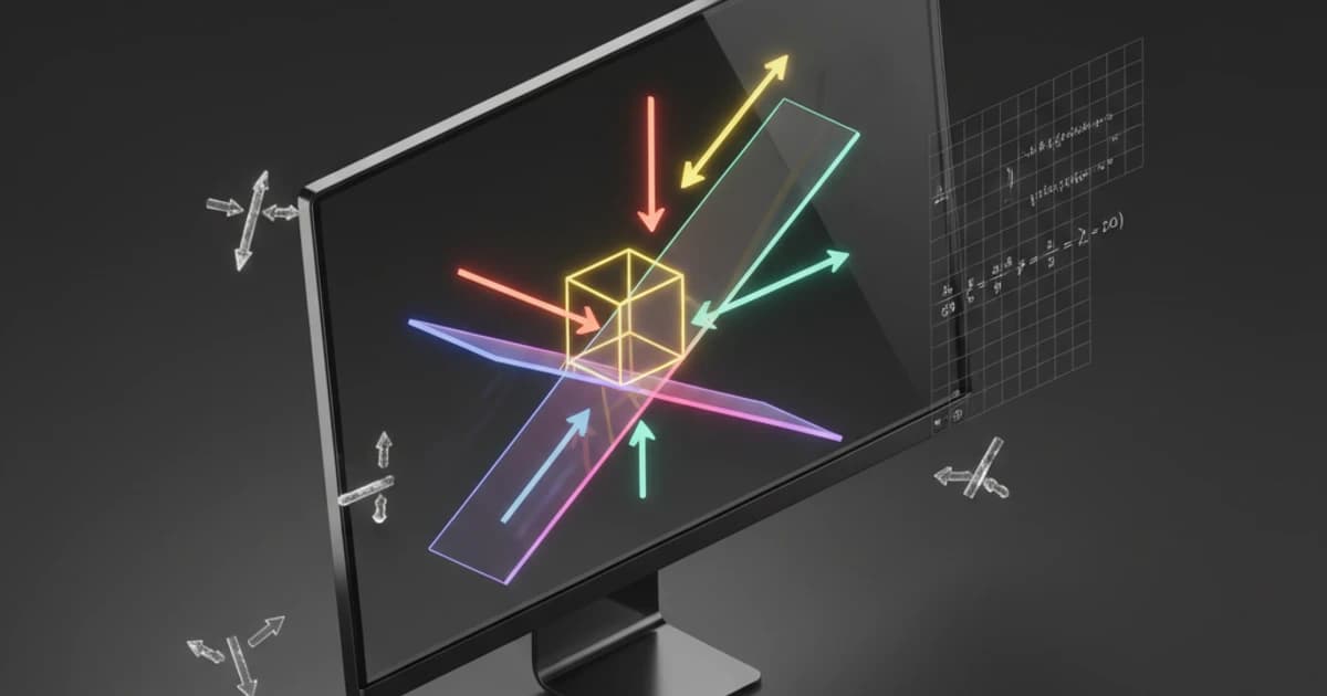Free body diagram of a block on an inclined plane showing weight, normal force, and friction vectors with a rotated coordinate system