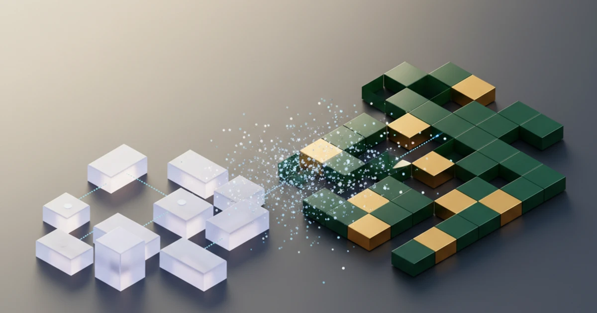 Illustration showing pseudocode being translated into Python code on a split screen with a study desk setting