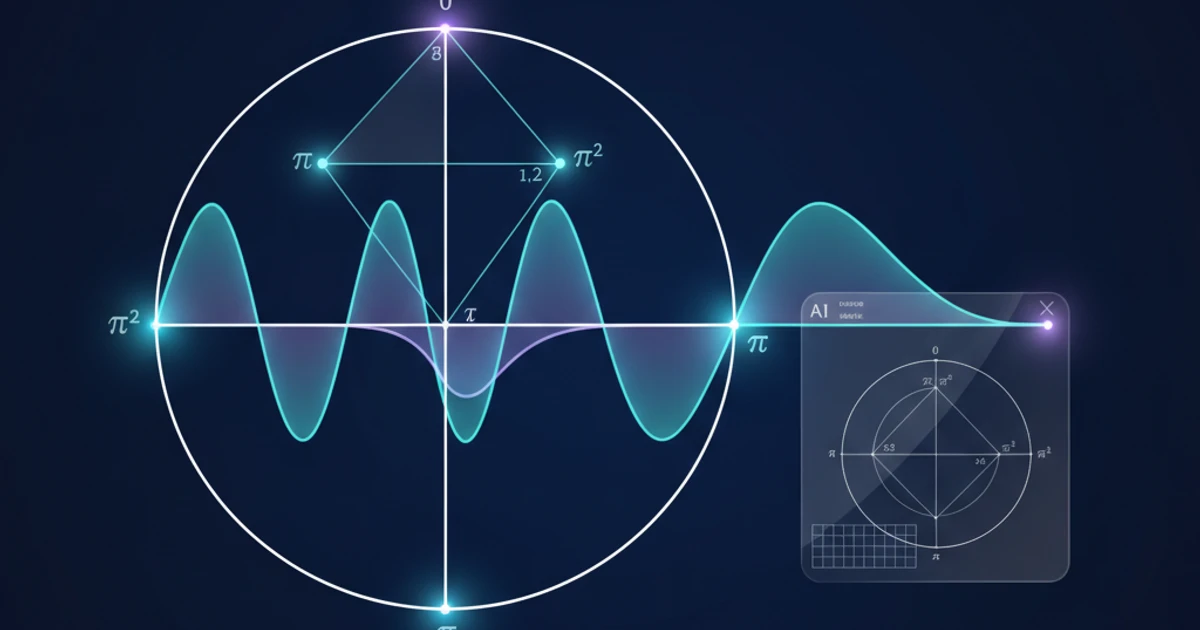 Unit circle diagram showing standard angles with sine and cosine values and a connected sine wave visualization